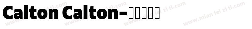 Calton Calton字体转换